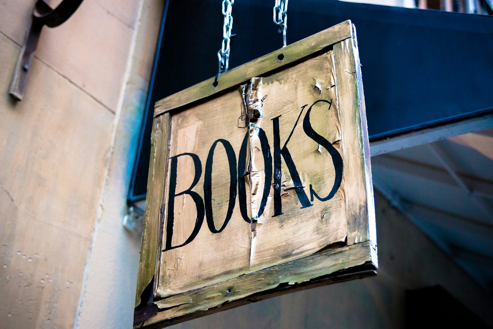 Books Sign Antique