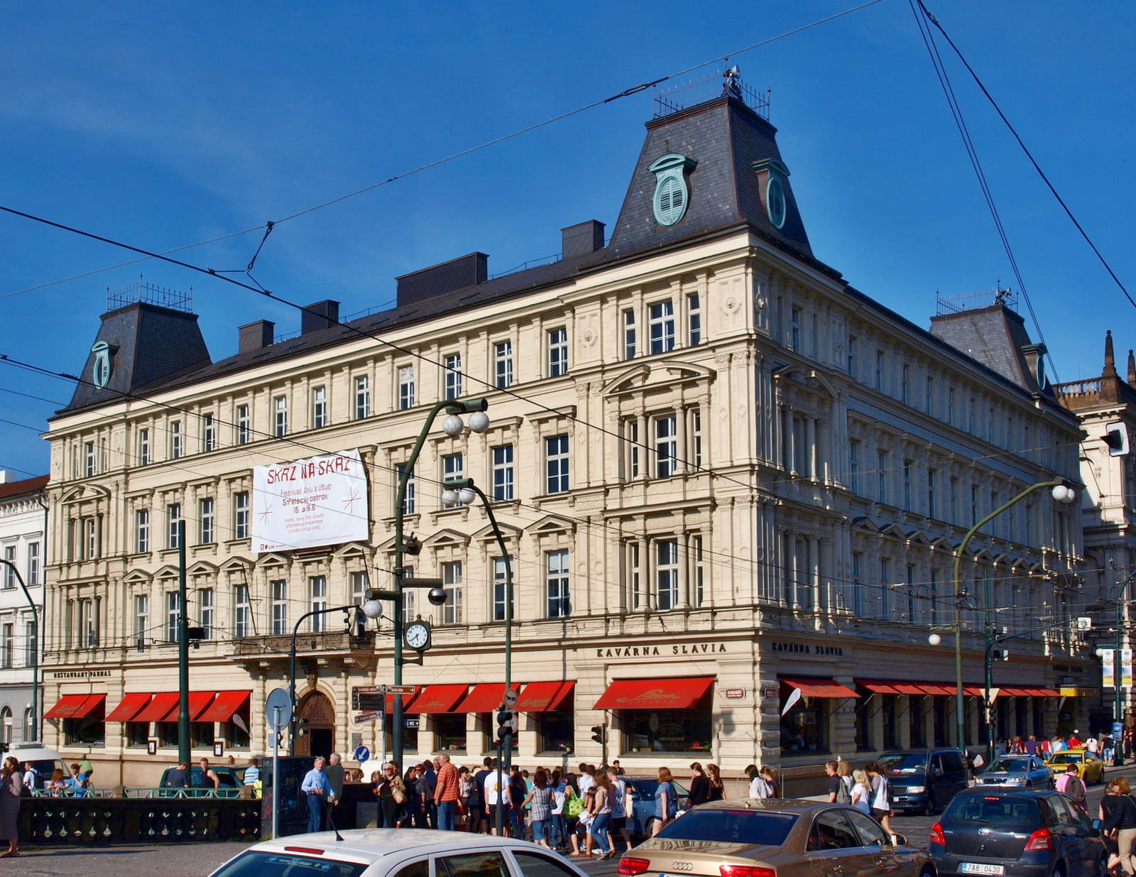Cafe Slavia Smetanovo Embankment