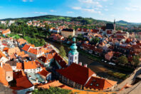 Cesky Krumlov Bird Eye View