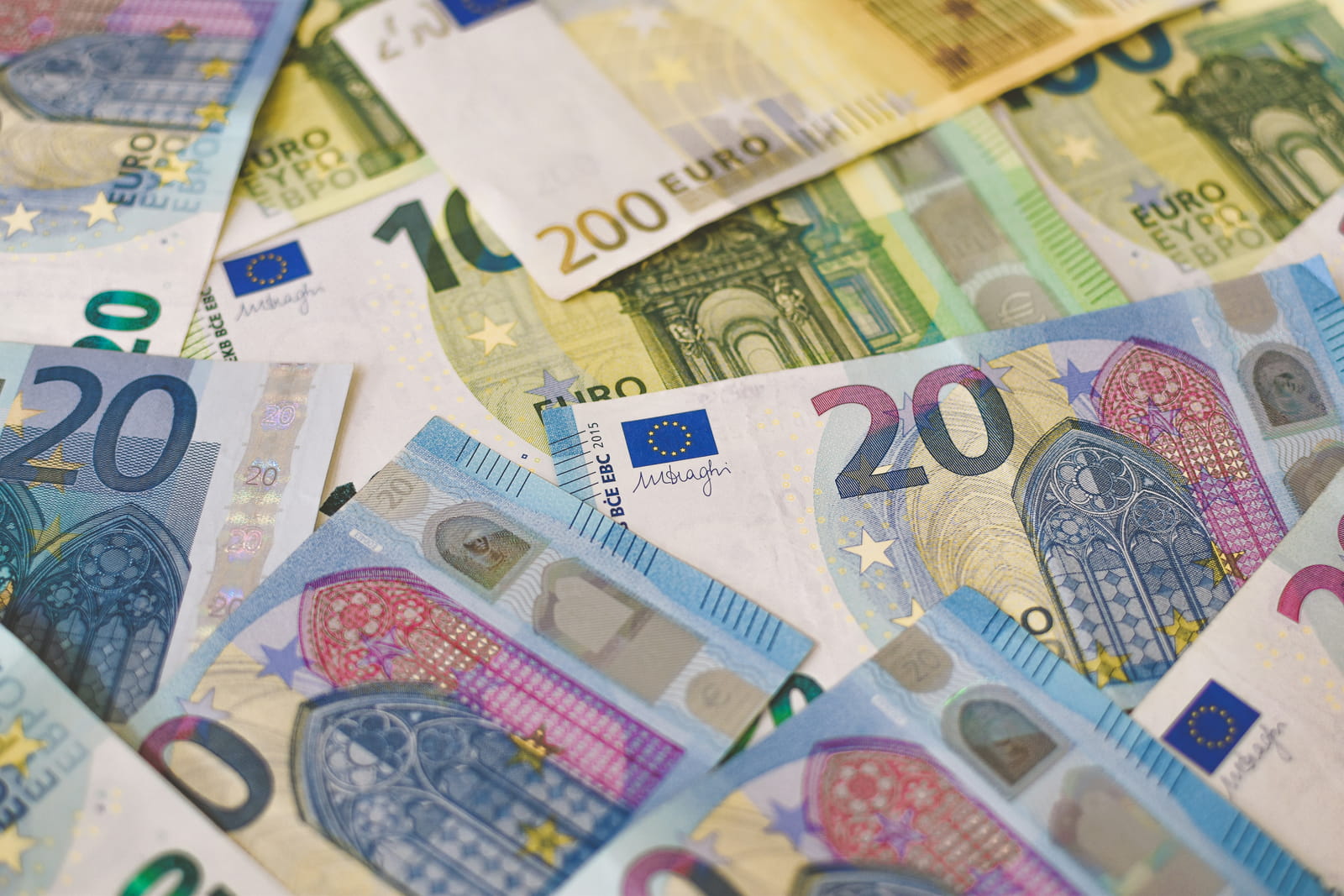 Euro Banknotes Mixed