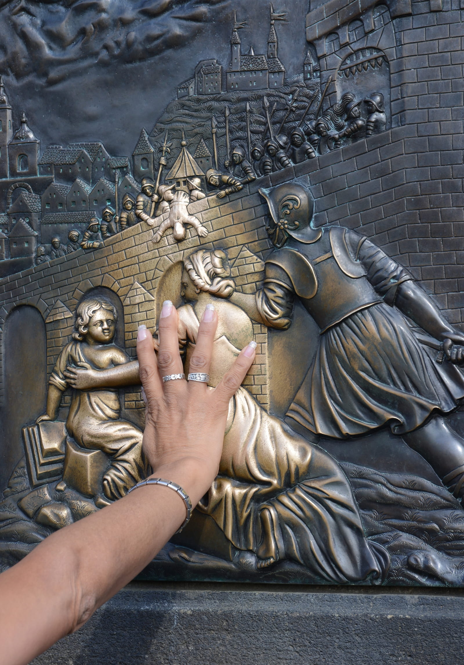 John Nepomuk Statue Good Luck Touch