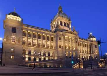 National Museum Prague Sunset