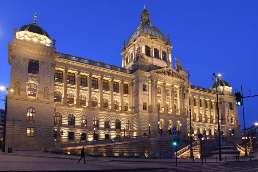 National Museum Prague Sunset