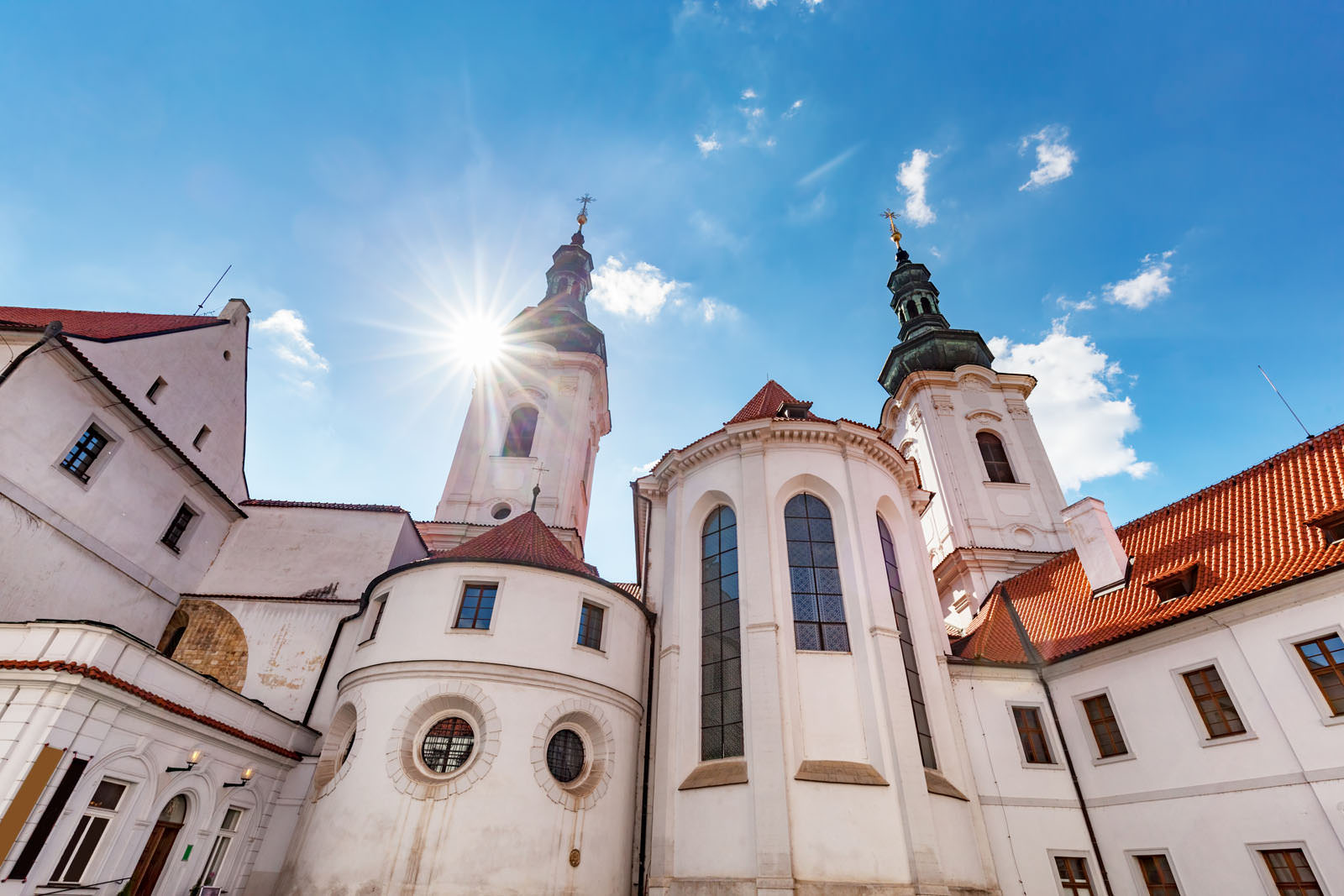 Strahov Monastery, founded in 1140, home to one of the most significant art collections in Central Europe.